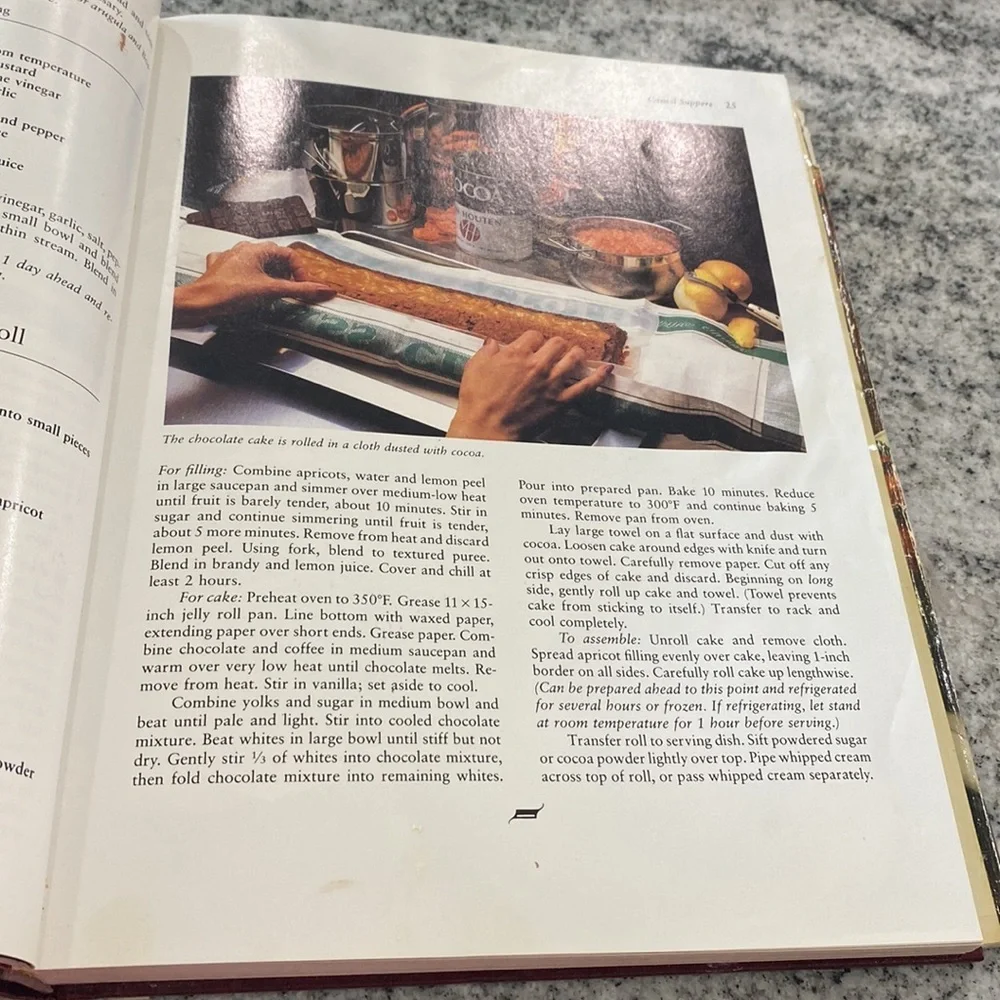 1983 Bon Appetit Dinner Party Cookbook - Red Cover!